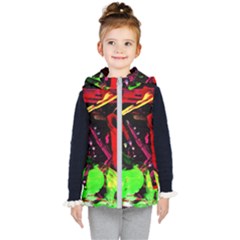 Spooky Attick 8 Kid s Hooded Puffer Vest by bestdesignintheworld