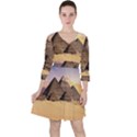 Ancient Archeology Architecture Ruffle Dress View1