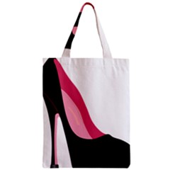 Black Stiletto Heels Zipper Classic Tote Bag by StarvingArtisan