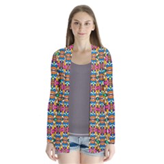  Artwork By Patrick-colorful-36 Drape Collar Cardigan