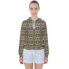  Artwork By Patrick-colorful-36 Women s Tie Up Sweat