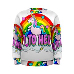 Go To Hell - Unicorn Women s Sweatshirt by Valentinaart