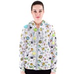 Space Pattern Women s Zipper Hoodie