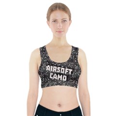 Airsoft Camo Sports Bra With Pocket by cglightNingART