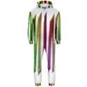 Summer Colorful Rainbow Typography Hooded Jumpsuit (Men)  View1