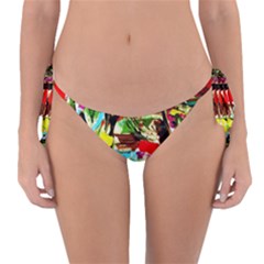 No Warrant For Blossoming Corner Reversible Bikini Bottom by bestdesignintheworld