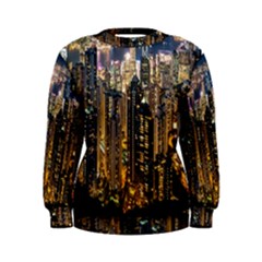 Panorama Urban Landscape Town Center Women s Sweatshirt by Simbadda