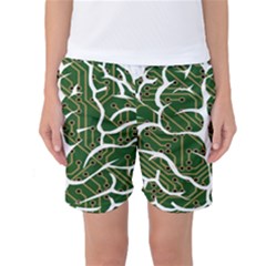 Circuit Anatomy Women s Basketball Shorts by Simbadda