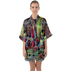 Point Of View #4 Quarter Sleeve Kimono Robe by bestdesignintheworld