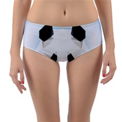 Background Show Graphic Art Panda Reversible Mid-waist Bikini Bottoms by Simbadda