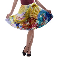 June Gloom 10 A-line Skater Skirt by bestdesignintheworld