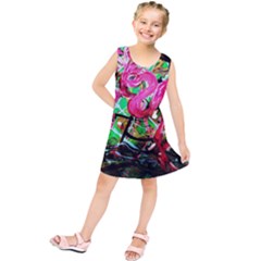 Flamingo   Child Of Dawn 9 Kids  Tunic Dress by bestdesignintheworld