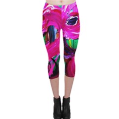 Flamingo   Child Of Dawn 8 Capri Leggings  by bestdesignintheworld