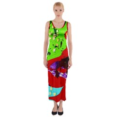 Untitled Island 4 Fitted Maxi Dress by bestdesignintheworld