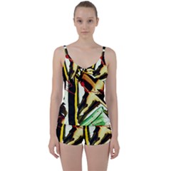 Grave Yard 2 Tie Front Two Piece Tankini