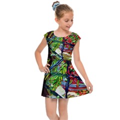 Depression 5 Kids Cap Sleeve Dress by bestdesignintheworld