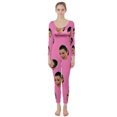 Crying Kim Kardashian Long Sleeve Catsuit by Valentinaart