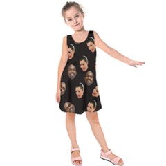 Crying Kim Kardashian Kids  Sleeveless Dress by Valentinaart