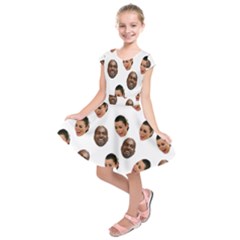 Crying Kim Kardashian Kids  Short Sleeve Dress by Valentinaart