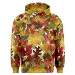 Autumn Fall Leaves Men s Overhead Hoodie by LoolyElzayat