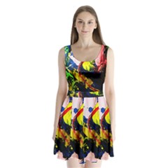 Global Warming 2 Split Back Mini Dress  by bestdesignintheworld