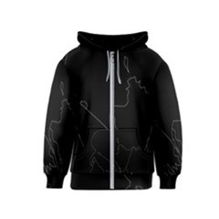 Boyfriends In Love Motivation Kids  Zipper Hoodie by Sapixe