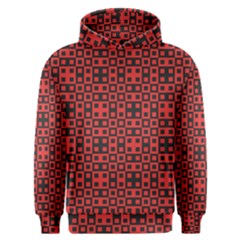 Abstract Background Red Black Men s Overhead Hoodie by Sapixe