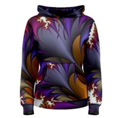 Flora Entwine Fractals Flowers Women s Pullover Hoodie by Sapixe