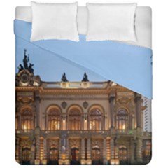 Municipal Theatre Of Sao Paulo Brazil Duvet Cover Double Side (california King Size) by Sapixe