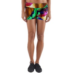 Global Warming 9 Yoga Shorts by bestdesignintheworld