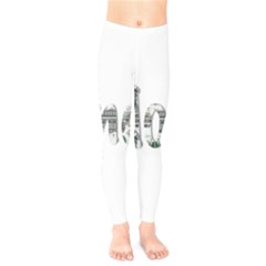 Word Money Million Dollar Kids  Legging by Sapixe