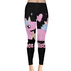 Long Distance Lover - Cute Unicorn Leggings  by Valentinaart