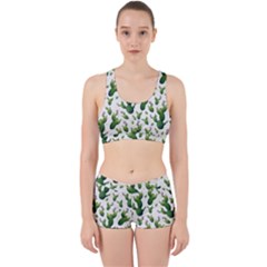 Cactus Pattern Work It Out Gym Set by Valentinaart