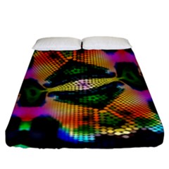 Butterfly Color Pop Art Fitted Sheet (king Size)