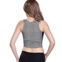 Linear Intricate Geometric Pattern Racer Back Crop Top View2