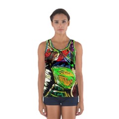 Lillies In The Terracotta Vase 1 Sport Tank Top  by bestdesignintheworld