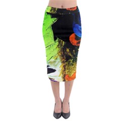 I Wonder-2 Midi Pencil Skirt by bestdesignintheworld