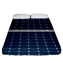 Solar Power Panel Fitted Sheet (king Size) by FunnyCow