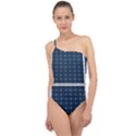 Solar Power Panel Classic One Shoulder Swimsuit View1