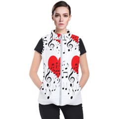 Singing Heart Women s Puffer Vest by FunnyCow