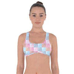 Abstract Pattern Background Pastel Got No Strings Sports Bra by Nexatart