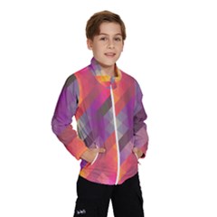 Abstract Background Colorful Pattern Windbreaker (kids)