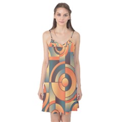 Background Abstract Orange Blue Camis Nightgown by Nexatart