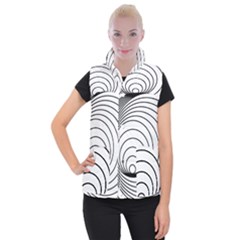Spiral Eddy Route Symbol Bent Women s Button Up Vest by Nexatart