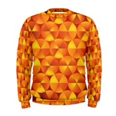 Background Triangle Circle Abstract Men s Sweatshirt by Nexatart