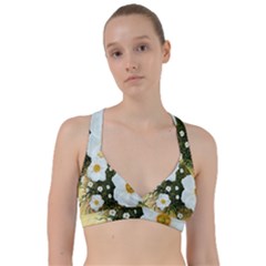 Summer Anemone Sylvestris Sweetheart Sports Bra by Nexatart