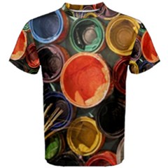 Color Box Colorful Art Artwork Men s Cotton Tee by Nexatart