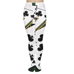 Poker Hands   Royal Flush Clubs Women s Tights by FunnyCow