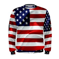 American Usa Flag Men s Sweatshirt by FunnyCow