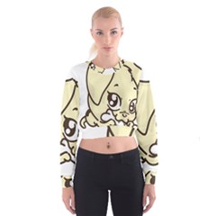 Doggy Dog Puppy Animal Pet Figure Cropped Sweatshirt by Sapixe